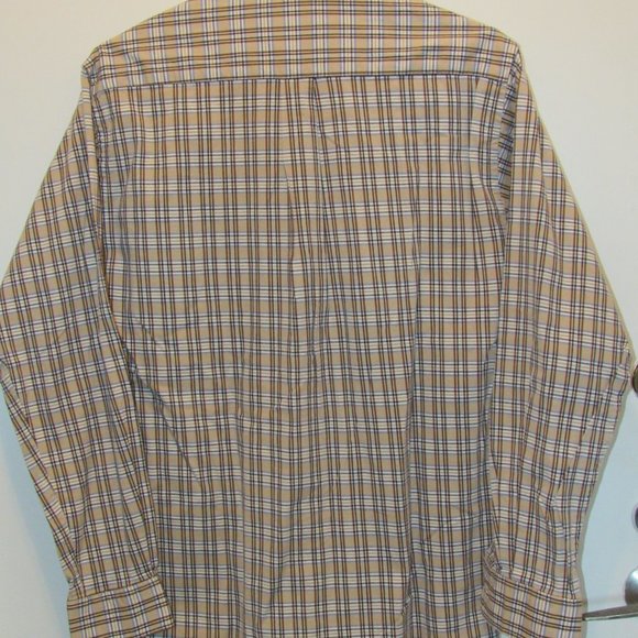 Viyella Men's Shirt Wool and Cotton Plaid Check Print Made in Canada Sz M EUC - Picture 7 of 11